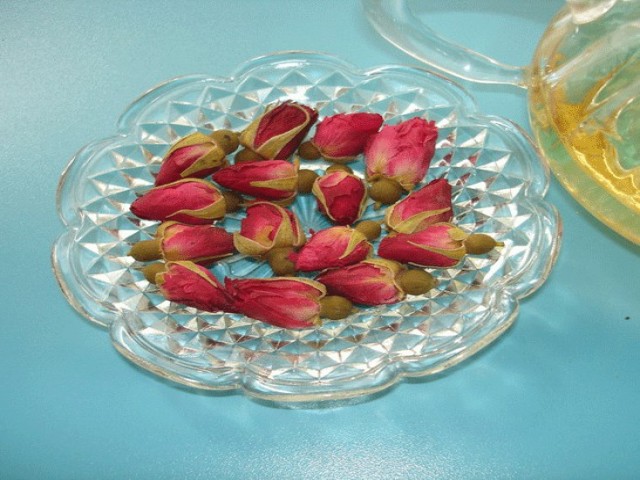 纯玫瑰花茶